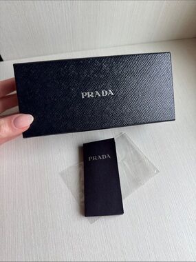 Prada Black Branded Box and auth card